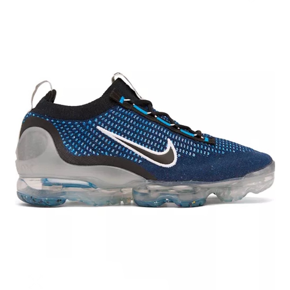 Nike Air Vapormax 2021 Flyknit Running Shoe NavyBlue White Men DZ4856 400 Sz 10